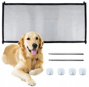 Bramka Zabezpieczająca Przegroda Psa Kota Drzwi - Balustrady i akcesoria - miniaturka - grafika 4