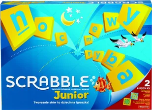 Mattel Scrabble Junior Y9735 - Gry planszowe - miniaturka - grafika 4