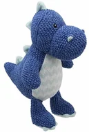 Maskotki i pluszaki - Wilberry Wilberry WB004327 dziergany smok pluszowy zwierzak, niebieski WB004327 - miniaturka - grafika 1