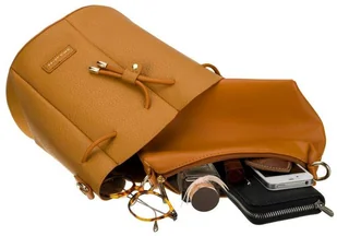 David Jones Niewielka torebka damska worek z troczkiem i insertem - Torebki damskie - miniaturka - grafika 16