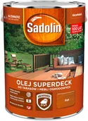 Farby i impregnaty do drewna - Sadolin Olej Superdeck do tarasów i mebli ogrodowych dąb 5L - miniaturka - grafika 1