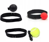 Worki treningowe - 3x Piłka Refleksowa Reflex Ball refleksówka Mma - miniaturka - grafika 1