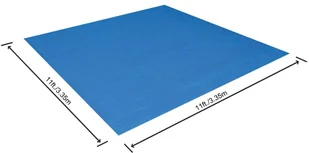 Bestway Mata pod basen Flowclear, 335 x 335 cm vidaXL - Akcesoria do basenów - miniaturka - grafika 8