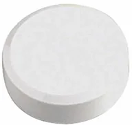 Magnesy - Maul Facetterand MAULpro, Magnesy okrągłe, nietłukące tworzywo sztuczne 0,6 kg biały 6177102 - miniaturka - grafika 1