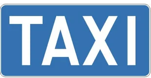 Znak drogowy informacyjny D-19 Postój taksówek - Wyposażenie miejsc publicznych - miniaturka - grafika 2