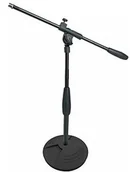 Statywy i uchwyty do lamp - Proel PROEL DST140BK Niski, regulowany statyw mikrofonowy ze stałym wysięgnikiem. DST140BK - miniaturka - grafika 1