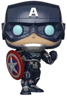 Pop Marvel Avengers Captain America in Stark Tech Suit Vinyl Figure - Pozostałe książki - miniaturka - grafika 4