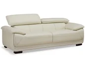 Sofy i kanapy - Vente-Unique Sofa 3-osobowa ze skóry MACELO - Kość słoniowa - miniaturka - grafika 1