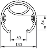 Pozostałe wyposażenie warsztatu - Tensator Osłona elastyczna nogi regału - Rack protector M - miniaturka - grafika 1