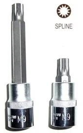 Jonnesway Klucz wpustowy Spline XZN 1/2", M9 x 100 mm - Klucze i nasadki - miniaturka - grafika 2