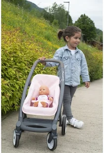 Smoby Lumarko Wózek Dla Lalek Maxi Cosi Quinny 3w1 Wózek Głęboki Gondola Spacerówka! 253117 Lek - Wózki dla lalek - miniaturka - grafika 17