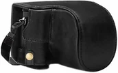 Torby fotograficzne i futerały - Megagear Panasonic Lumix DC-LX100 II Ever Ready etui na aparat z prawdziwej skóry z paskiem do noszenia MG1565 - miniaturka - grafika 1