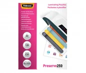 Folie do laminatora - Fellowes Folie do laminowania błyszczące 250 mik: Rozmiar A4 - op. 100 szt. 5401 - miniaturka - grafika 1