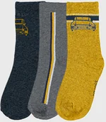 Skarpetki dla dzieci - Mayoral Moda Infantil, S:A.U. Skarpety chłopięce Cars 3 PACK - miniaturka - grafika 1