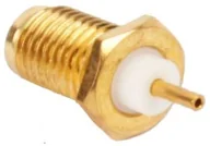 Złącza, przejściówki, adaptery - Złącze rp-sma/ż proste do obudowy - miniaturka - grafika 1