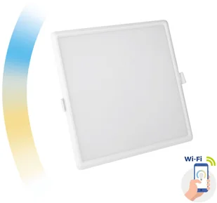 Spectrum Spectrumsmart ALGINE DOWNLIGHT 22W 2000lm CCT 230V 120st IP20 IK06 215x215x38mm BIAŁY kwadrat. DIM SMART SLI038020CCT - Systemy inteligentnych domów - miniaturka - grafika 2