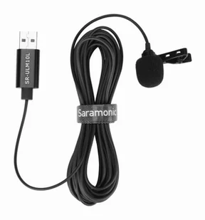 Saramonic Mikrofon krawatowy SR-ULM10L ze złączem USB - Kamery cyfrowe - akcesoria - miniaturka - grafika 2