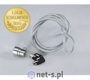 Media-Tech Linka przeciwkradzieżowa Z ZAMKIEM DO LAPTOPÓW MT5500 - Części i akcesoria do laptopów - miniaturka - grafika 2