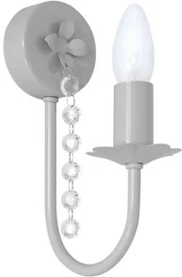 Milagro Dziecięca LAMPA ścienna LAURA 1134 świecznikowa OPRAWA kinkiet z kryształkami crystal różowy 1134 - Lampy ścienne - miniaturka - grafika 2