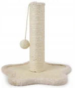Drapaki dla kotów - PETSTORY DRAPAK DLA KOTA z Zabawka Sizalowy SŁUPEK 014428-BEŻOWY - miniaturka - grafika 1