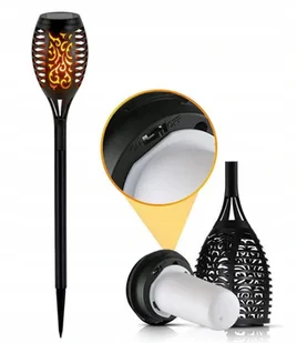 Spectrum Lampa wbijana ogrodowa pochodnia SOLARNA LED - Lampy ogrodowe - miniaturka - grafika 5