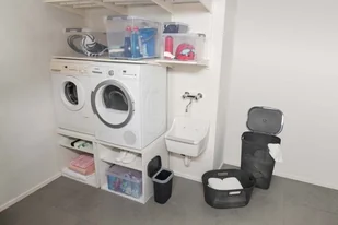 Curver Kosz na pranie do magla Infinity 40L ciemno-szary Recycled 245675 - Kosze na bieliznę - miniaturka - grafika 4
