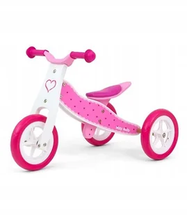 Milly Mally Jeździk 2w1 Look Hearts - Rowerki biegowe - miniaturka - grafika 9