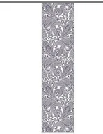 Zasłony - Home Fashion Home fashion 87270  738 schiebewand druk cyfrowy "ornamento" tkanina dekoracyjna z profilami panelowymi i szyna zaciskowa, 245 x 60 cm, fioletowy 87270-738 - miniaturka - grafika 1