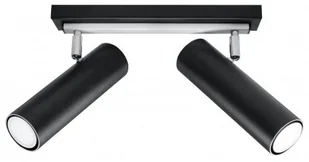 Sollux Lighting Plafon DIREZIONE 2 czarny - Lampy sufitowe - miniaturka - grafika 2