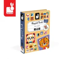 Układanki dla dzieci - Janod Magnetyczna Układanka Puzzle Zwierzątka Magnetibook, - miniaturka - grafika 1