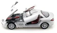 Kolekcjonerskie modele pojazdów - Collectable Diecast Model silnika Max 1: 24 Scale Mercedes-Benz SLR McLaren metalic-Cast Car (Dark Grey) 73306 - miniaturka - grafika 1