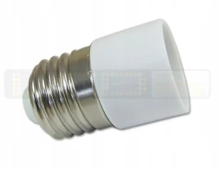 Superled Przejściówka adapter żarówki E27 na E14 3014 3014 - Akcesoria do oświetlenia Superled Przejściówka adapter żarówki E27 na E14 3014 3014 - Akcesoria do oświetlenia - miniaturka - grafika 2
