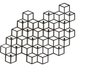 Wieszaki i stojaki - DECOlicious.pl Wieszak ścienny CUBE DECO49 - miniaturka - grafika 1