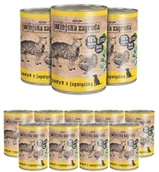 Mokra karma dla psów - WIEJSKA ZAGRODA Wiejska Zagroda Indyk z Jagnięciną 400g x 12 PWIE045_PAK12 - miniaturka - grafika 1