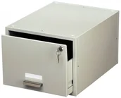 Pudła i kartony archiwizacyjne - Durable Kasetka na kartoteki Cardbox A4 szara 3351-10 - miniaturka - grafika 1