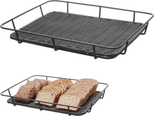 Hendi Kosz do pieczywa ze stalową ramą czarny 400x300x50 mm 426555 - Wyposażenie lokali gastronomicznych - miniaturka - grafika 2