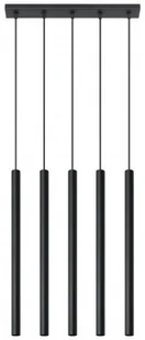 Sollux Lighting Lampa wisząca PASTELO 5 czarna - Lampy sufitowe - miniaturka - grafika 2