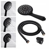 Deszczownice - REA SŁUCHAWKA PRYSZNICOWA CZARNA MATOWA P4101 - miniaturka - grafika 1