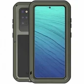 Etui i futerały do telefonów - Love Mei Etui Pancerne + szkło Galaxy S20 Plus, zielone 6932809614314 - miniaturka - grafika 1