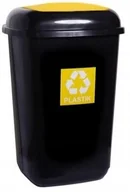 Kosze na śmieci - Kosz Do Segregacji Śmieci ,,plastik'' 28L Żółty - miniaturka - grafika 1