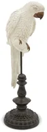 Dekoracje domu - Pigmejka Figurka Papuga PIGMEJKA, biała, 39x15,5x12 cm - miniaturka - grafika 1