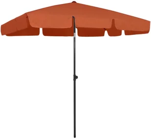 vidaXL Parasol plażowy, terakota, 200x125 cm 314732 - Parasole ogrodowe - miniaturka - grafika 9