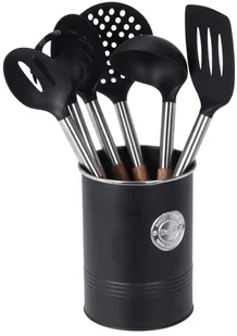 EH Excellent Houseware Zestaw przyborów kuchennych w koszyku chochla łopatka szumówka łyżka 142608 - Przybory do gotowania EH Excellent Houseware Zestaw przyborów kuchennych w koszyku chochla łopatka szumówka łyżka 142608 - Przybory do gotowania - miniaturka - grafika 4