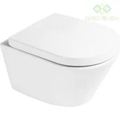 Miski WC - Oltens Jog miska WC wisząca PureRim z powłoką SmartClean biała 42501000 42501000 - miniaturka - grafika 1