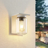 Lampy ogrodowe - LUCANDE Lucande Semka kinkiet zewnętrzny, biały - miniaturka - grafika 1