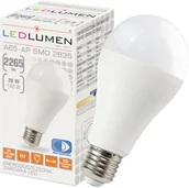 Żarówki LED - LEDlumen Żarówka LED A65-AP E27 20W 2265lm 30x2835 LED CCD biała neutralna 251090404 - miniaturka - grafika 1