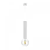Lampy sufitowe - OxyLED CROSTI MUNERA L E27 Biała 300 Home&Decor Zawiesie z oprawką 459420 459420 - miniaturka - grafika 1