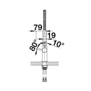 Blanco Catris-S chrom 525791 - Baterie kuchenne - miniaturka - grafika 7