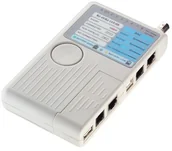 Narzędzia sieciowe - Tester okablowania RJ45 8p8C Usb Bnc + terminator - miniaturka - grafika 1