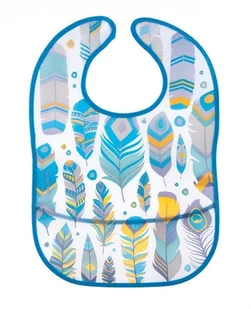 Canpol babies Śliniak plastikowy z kieszonką piórka 9/234 1 szt - Pozostałe kosmetyki - miniaturka - grafika 2